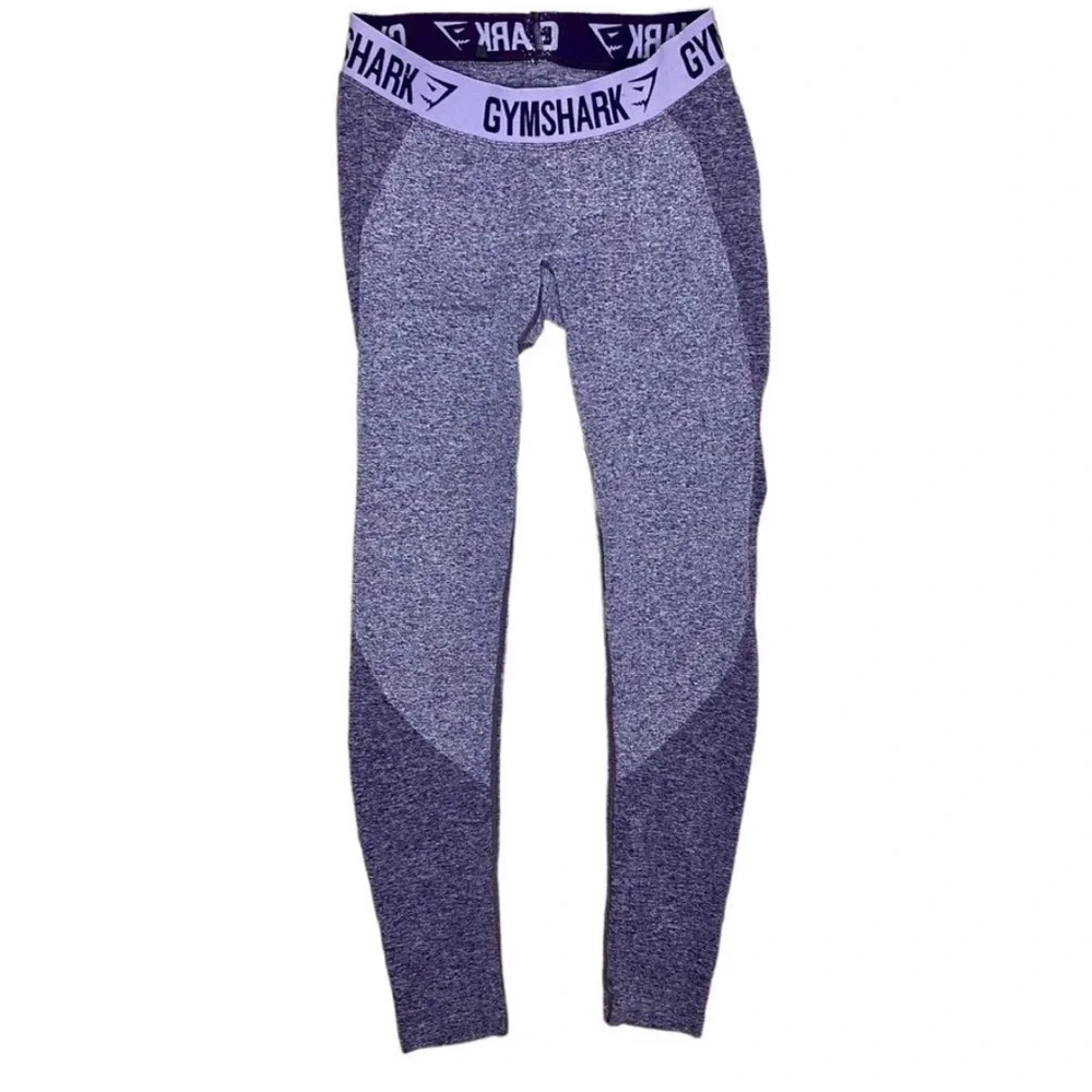 🦈 Gymshark Flex Dry Purple Marl Leggings